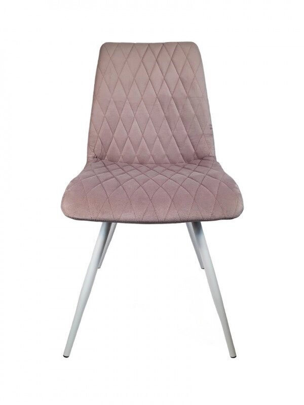 Стул "Тати 2С" ноги белые металл/розовый м12 от компании Ассорти Мебель для ВСЕХ - фото 1