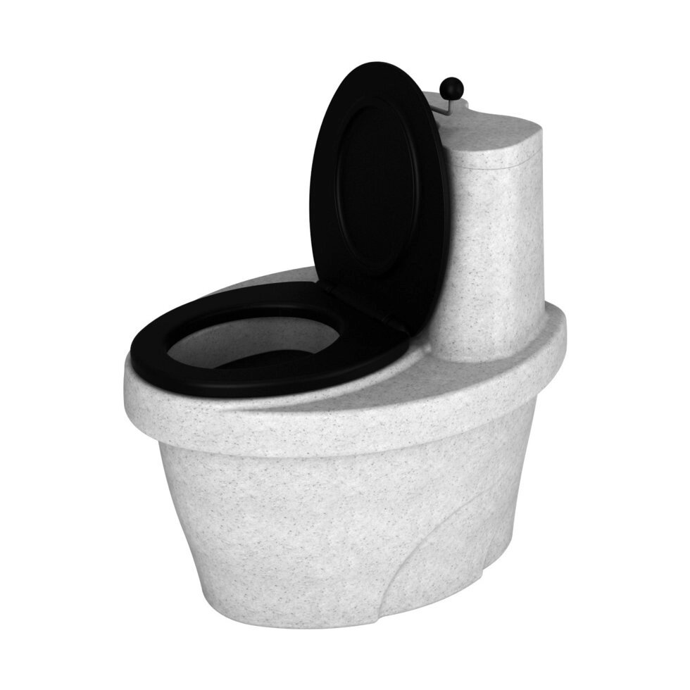 Торфяной туалет  Белый гранит от компании Ассорти Мебель для ВСЕХ - фото 1