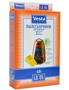 Комплект пылесборников VESTA LG05 LG 5 шт. бумажные