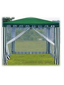 Садовый шатер беседка с москитной сеткой PARK TZGB-107 для дачи, 3х3 м
