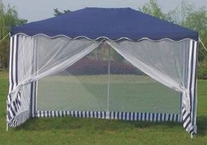 Садовый тент шатер из полиэстера Green Glade 1038 с москитной сеткой 12 кв. м.