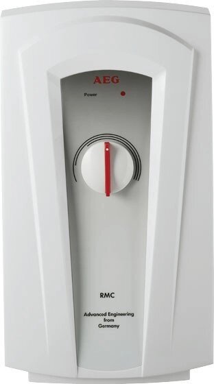 RMC 75 / Водонагреватель электрический проточный AEG 7.5 кВт, 220 В (Германия) - особенности