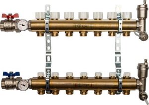 Коллекторный блок в сборе из латуни 1"х3/"х4 STOUT / СТАУТ SMB 0468 000005