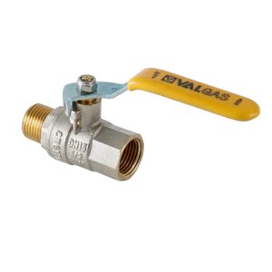 Кран шаровой VALTEC VALGAS 1/2" (VT. 272. N) вн/нар, флаж. рукоятка