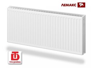 Радиатор отопления стальной панельный Лемакс / LEMAX Premium Compact тип 22/300/1500 с боковым подключением