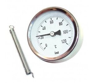 Термометр биметаллический накладной FR 810 (TAB), d63 мм, 0-120 град. Ваттс / Watts (Германия)