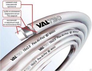 Труба металлопластиковая Валтек / VALTEC (Италия) D 40