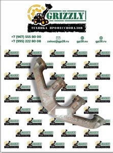 Коллектор выпускной YCD4R11G-68 (1AQ300-1008201A, 1AQ300-1008201B)