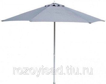 Зонт пляжный круглый с центральной стойкой 2.7м. без подставки &quot;Верна&quot;серый) - выбрать