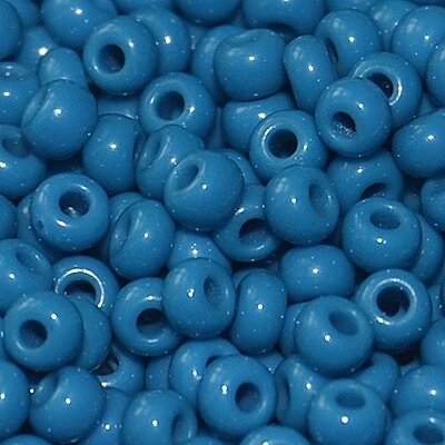 Бисер Чехия, №10, 50г (синий, непрозрачный ) ##от компании## Магазин ШвейМаг - ##фото## 1