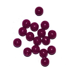 Бусины пластиковые перламутровые d-10мм,100гр (вишневый)