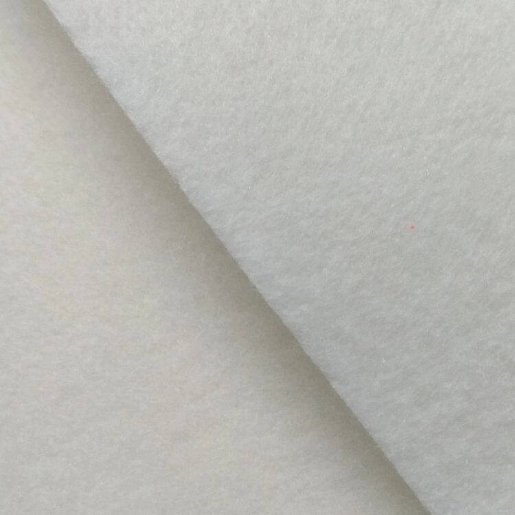 Фетр листовой жесткий А4,  20х30см, толщина 1мм, уп. 10 листов (белый) от компании Магазин ШвейМаг - фото 1