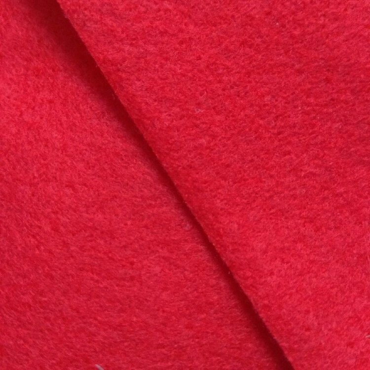 Фетр листовой жесткий А4,  20х30см, толщина 1мм, уп. 10 листов (красный) от компании Магазин ШвейМаг - фото 1
