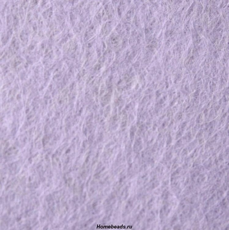 Фетр листовой жесткий А4,  20х30см, толщина 1мм, уп. 10 листов (светло-сиреневый) от компании Магазин ШвейМаг - фото 1