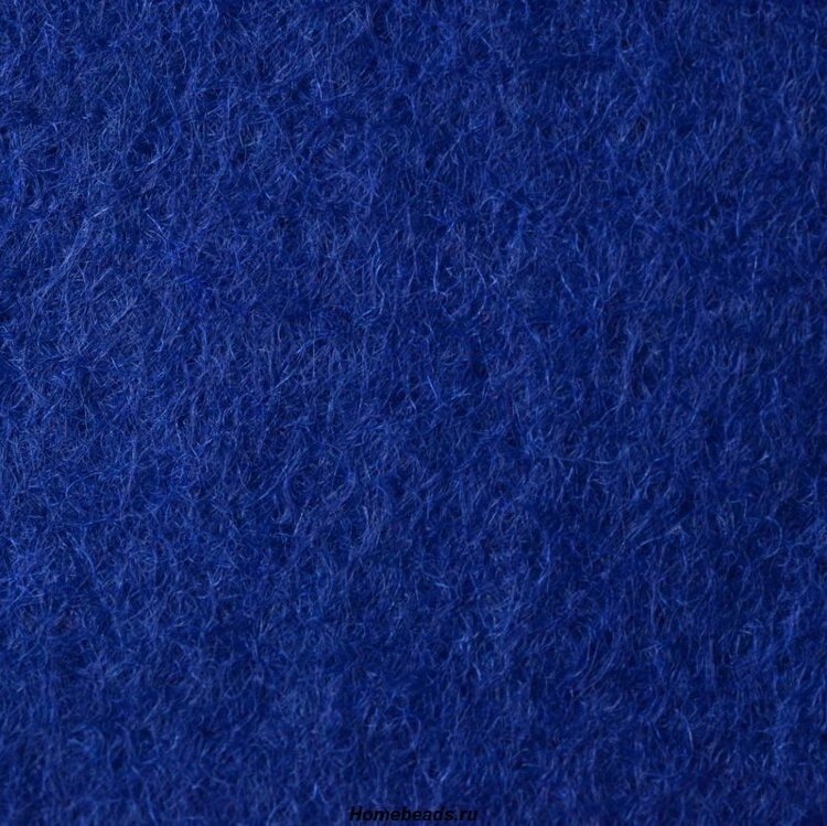 Фетр листовой жесткий А4,  20х30см, толщина 1мм, уп. 10 листов (василек) от компании Магазин ШвейМаг - фото 1