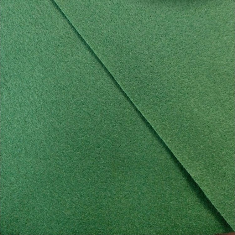 Фетр листовой жесткий А4,  20х30см, толщина 1мм, уп. 10 листов (зеленый) от компании Магазин ШвейМаг - фото 1