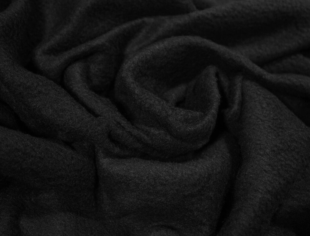 Флис 180гр, шир 1,5м (черный) от компании Магазин ШвейМаг - фото 1