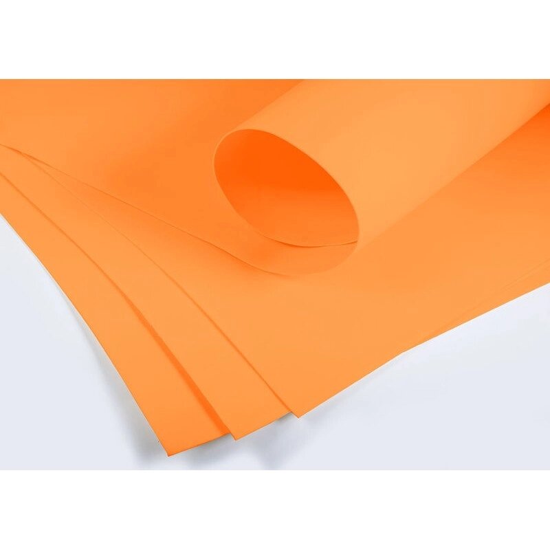 Фоамиран 1мм, 50/50см (оранжевый) от компании Магазин ШвейМаг - фото 1