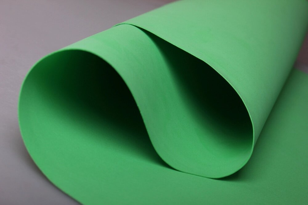 Фоамиран 1мм, 50/50см (зеленый) от компании Магазин ШвейМаг - фото 1