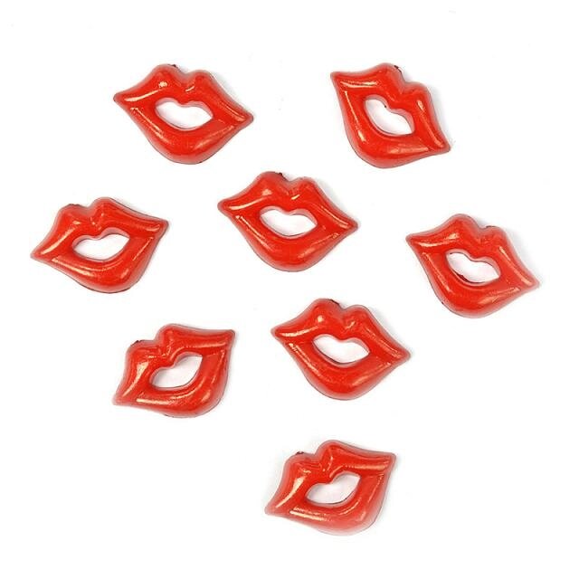 Губы пластиковые для игрушек 2см/1,5см (красные) от компании Магазин ШвейМаг - фото 1