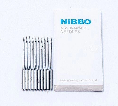 Иглы  NIBBO NEEDLES с толстой колбой DP*5, 100/16 (10игл) от компании Магазин ШвейМаг - фото 1
