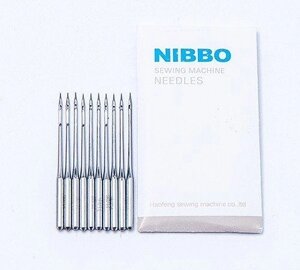 Иглы NIBBO needles с тонкой колбой dв*5, 80/12 (10игл)