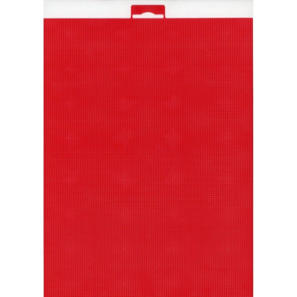 Канва 624010-11C/T, 50/50см Аида (красная) от компании Магазин ШвейМаг - фото 1