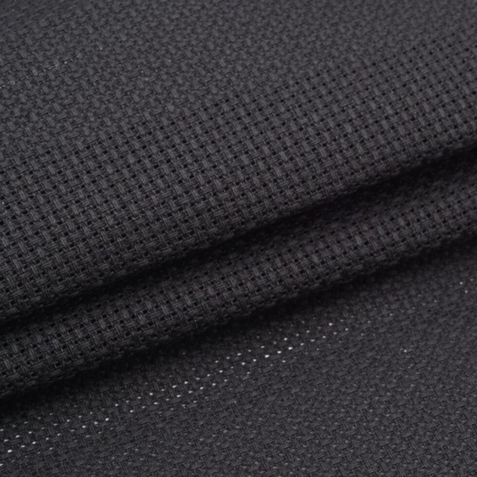 Канва 624010-11C/T, Аида рулон шир 1,5м, (черный) от компании Магазин ШвейМаг - фото 1
