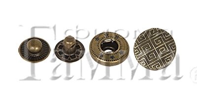 Кнопка Гамма d 15 мм, 36 шт (никель) от компании Магазин ШвейМаг - фото 1