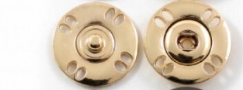 Кнопки пришивные ажурные d-20мм, 10шт (золото) от компании Магазин ШвейМаг - фото 1