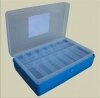 Контейнер для мелочей Тип 2 пластмассовый (235х150х65мм)  голубой от компании Магазин ШвейМаг - фото 1