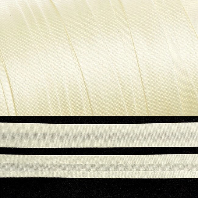 Косая бейка атласная шир. 15мм, 132м в бобине (светло-желтая) от компании Магазин ШвейМаг - фото 1