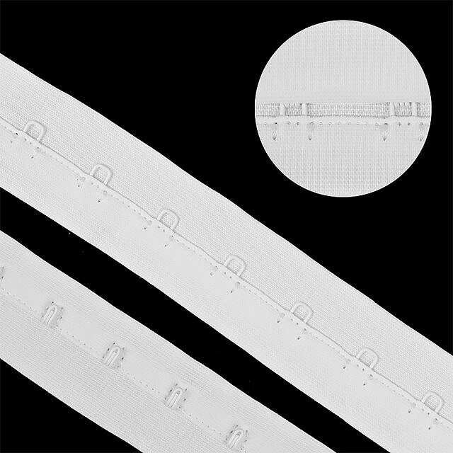 Крючки на ленте 1 ряда на мягкой основе шир.28мм (белый) от компании Магазин ШвейМаг - фото 1