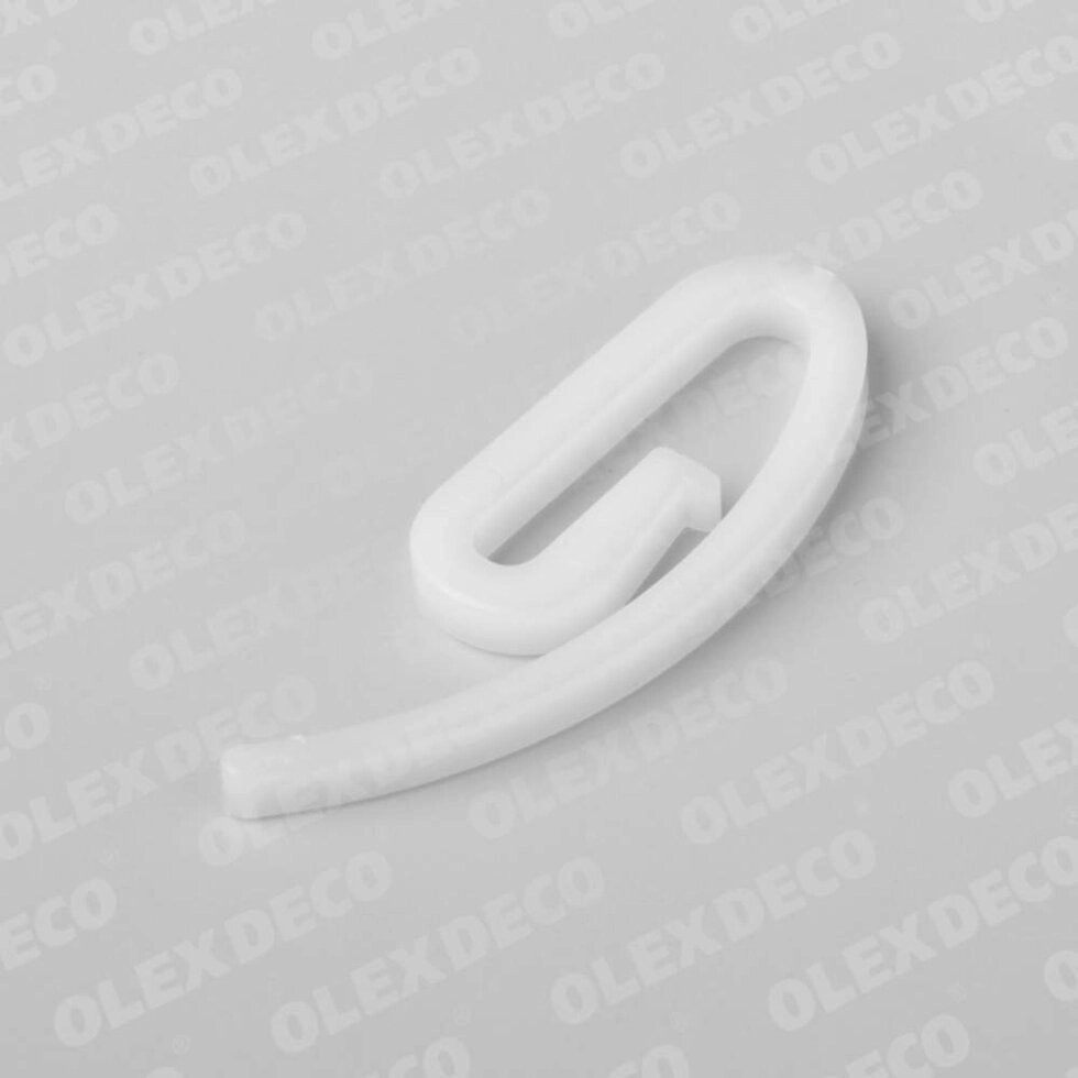 Крючок шторный "улитка", упак 100шт (белый) от компании Магазин ШвейМаг - фото 1