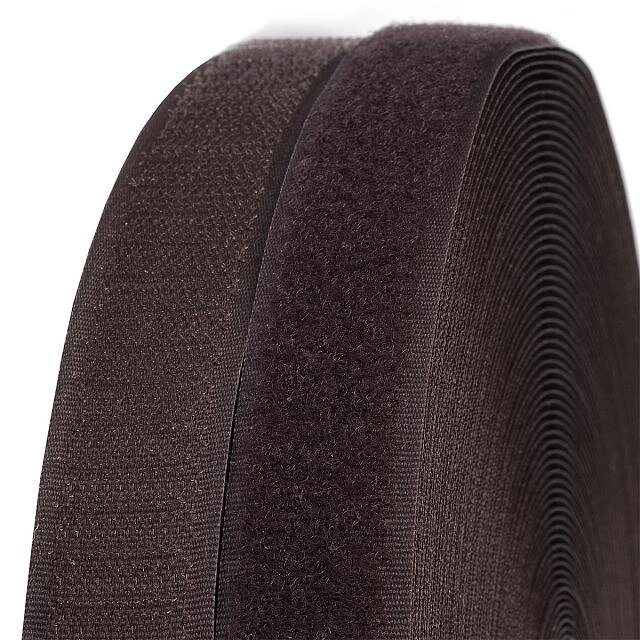Лента контактная пришивная, 25мм, 25м  (коричневая) ##от компании## Магазин ШвейМаг - ##фото## 1