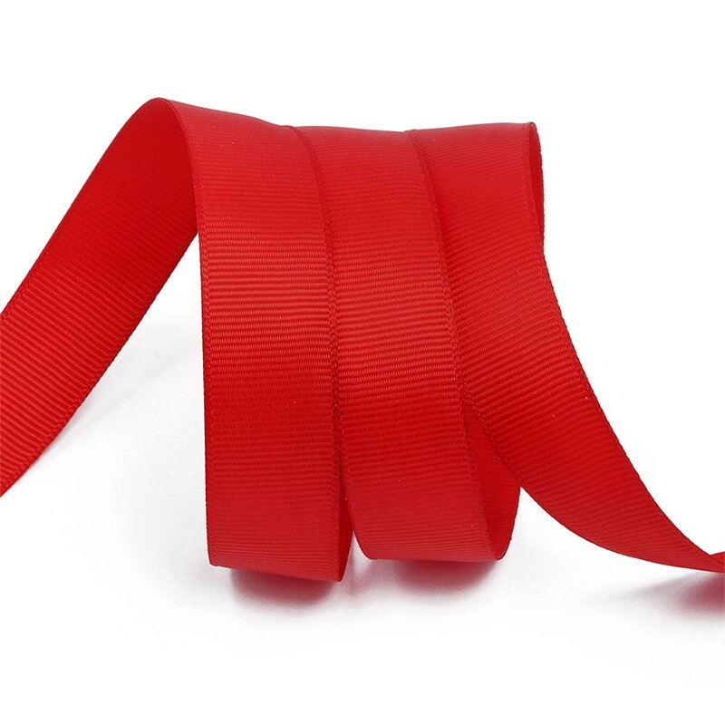 Лента репсовая 12мм, 45,5м ГАММА  (красный) от компании Магазин ШвейМаг - фото 1