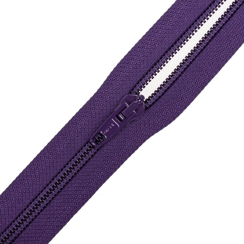 Молния  40см спираль №5 (фиолетовая) от компании Магазин ШвейМаг - фото 1