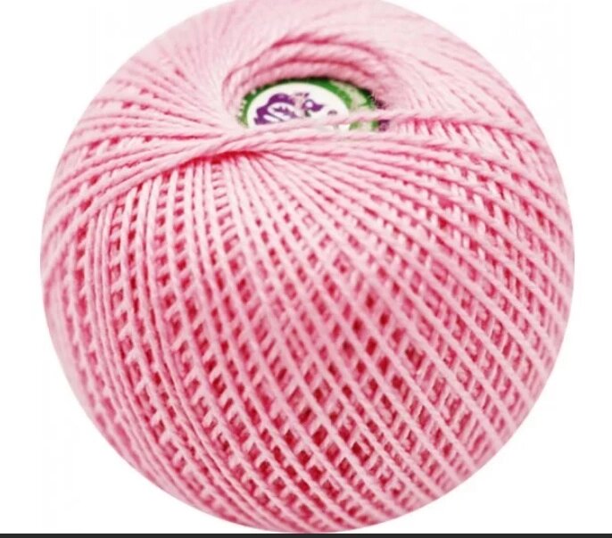 Нитки для вязания Ирис (100% хлопок) 20х25г/150м (розовый) от компании Магазин ШвейМаг - фото 1