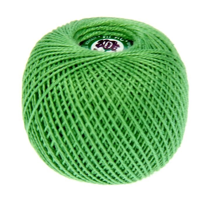 Нитки для вязания Ирис (100% хлопок) 20х25г/150м (зеленая трава) от компании Магазин ШвейМаг - фото 1