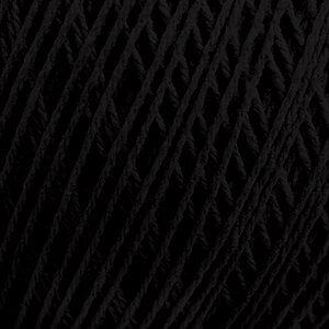 Нитки для вязания Лилия (100% хлопок) 6х75г/450м (черный) от компании Магазин ШвейМаг - фото 1