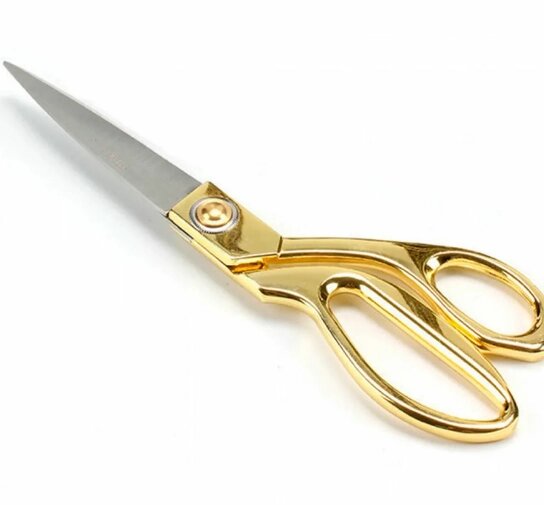 Ножницы с позолоченной  ручкой, 242мм от компании Магазин ШвейМаг - фото 1