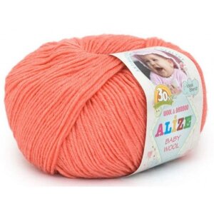 Пряжа ALIZE Baby Wool (коралл)