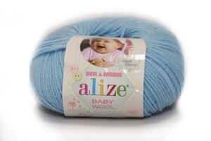 Пряжа ALIZE Baby Wool (голубой)