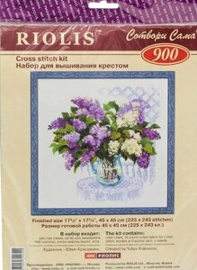 Набор для вышивания нитками мулине RIOLIS, 45см/45см