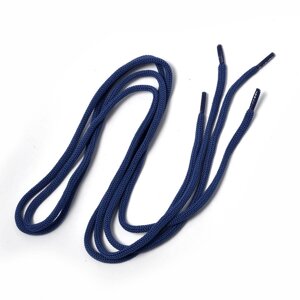 Шнурки круглые 60см (т. синее)