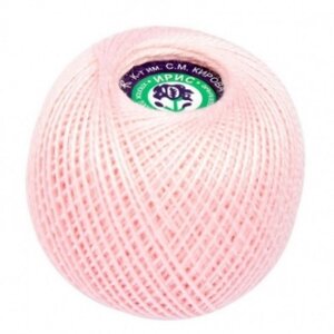 Нитки для вязания Ирис (100% хлопок) 20х25г/150м (бледно-розовый)