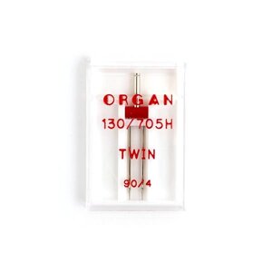 Иглы ORGAN двойные №90/2 для БШМ уп. 2 иглы