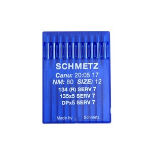 Иглы SCHMETZ с толстой колбой DP*5, 80/12