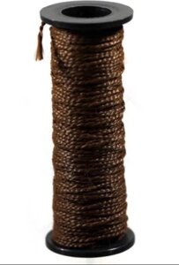Нитки капроновые, 35м (коричневый)