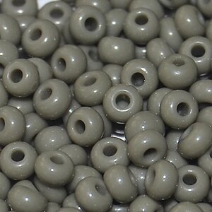 Бисер Чехия, №10, 50г (серый матовый)
